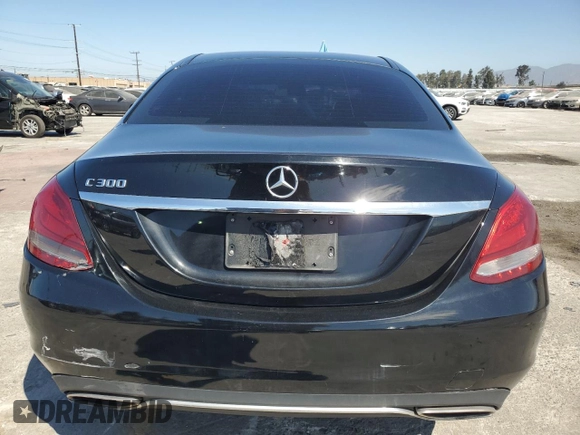 2017 Mercedes-Benz C 300 with VIN 55SWF4JB2HU206691, listed as a Copart auction lot 66406735 with 71,266 mi miles and Clean title. Bid and sale history available at DreamBid. Image 6.