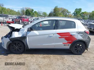 2023 Mitsubishi Mirage Black Edition with VIN ML32AWHJXPH004674, listed as a IAAI auction lot 42231841 with 19,978 mi miles and . Bid and sale history available at DreamBid. Image 14.