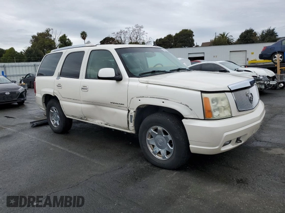 2003 Cadillac Escalade z VIN 1GYEC63T93R208877, wystawiony jako Copart lot #83894424 z przebiegiem 160 530 mil mil oraz Szkoda całkowita • Salvage title. Historia ofert i sprzedaży dostępna na DreamBid. Obrazek 4.