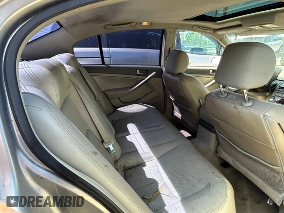 2003 Infiniti G35 w/Leather with VIN JNKCV51E73M000353, listed as a Copart auction lot 73202104 with 240,207 mi miles and Clean Title. Bid and sale history available at DreamBid. Image 6.