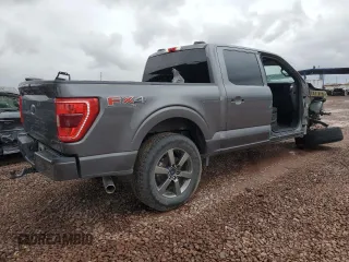 2022 Ford F-150 XL with VIN 1FTFW1E50NKD51554, listed as a Copart auction lot 48054025 with 40,898 mi miles and Salvage Title. Bid and sale history available at DreamBid. Image 3.