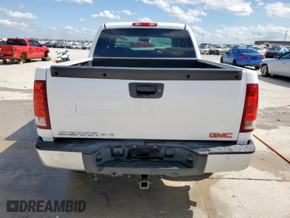 2012 GMC Sierra 1500 SLE with VIN 3GTP2VE74CG220317, listed as a Copart auction lot 56153895 with 240,709 mi miles and Salvage title. Bid and sale history available at DreamBid. Image 6.