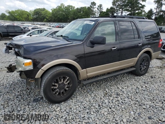 2013 Ford Expedition XLT with VIN 1FMJU1J54DEF38584, listed as a Copart auction lot 54978985 with 180,035 mi miles and Salvage title. Bid and sale history available at DreamBid. Image 1.