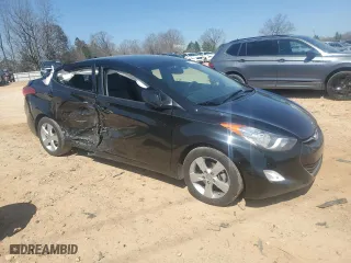 2013 Hyundai Elantra GLS with VIN 5NPDH4AE2DH385307, listed as a Copart auction lot 49011685 with 187,731 mi miles and Salvage Title. Bid and sale history available at carsss.com. Image 4.