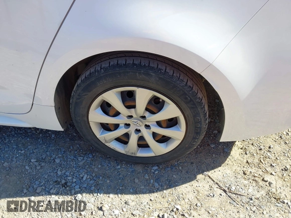 2020 Toyota Corolla LE with VIN JTDEPRAE8LJ103827, listed as a IAAI auction lot 41878687 with 92,584 mi miles and . Bid and sale history available at DreamBid. Image 12.