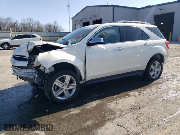 2014 Chevrolet Equinox LTZ with VIN 1GNALDEK6EZ136480, listed as a Copart auction lot 51083495 with 128,111 mi miles and Salvage Title. Bid and sale history available at carsss.com. Image 1.