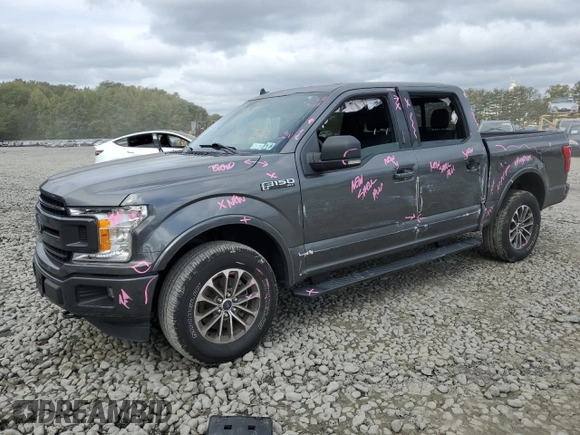 2020 Ford F-150 XL with VIN 1FTEW1EP0LFC70363, listed as a Copart auction lot 72924544 with 32,634 mi miles and Salvage Title. Bid and sale history available at carsss.com. Image 1.
