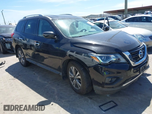 2019 Nissan Pathfinder Platinum with VIN 5N1DR2MM2KC610110, listed as a IAAI auction lot 41811572 with 55,459 mi miles and . Bid and sale history available at DreamBid. Image 1.