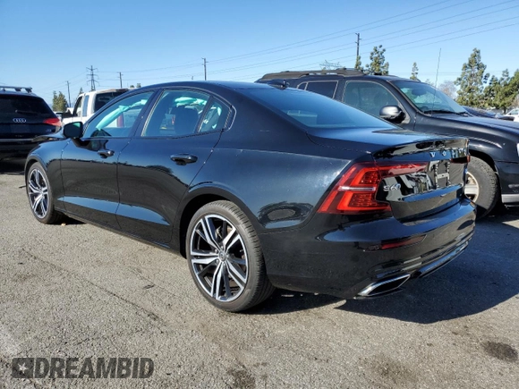 2019 Volvo S60 R-Design with VIN 7JR102FM3KG004632, listed as a Copart auction lot 50228224 with 33,096 mi miles. Bid and sale history available at carsss.com. Image 2.