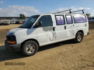 2004 Chevrolet Express Cargo Van with VIN 1GCFG15X841140041, listed as a Copart auction lot 41651635 with 171,503 mi miles and Salvage Title. Bid and sale history available at carsss.com. Image 1.