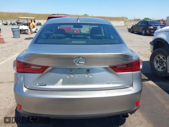 2016 Lexus IS 200t z VIN JTHBA1D22G5011214, wystawiony jako IAAI lot #42202804 z przebiegiem 92 906 mil mil oraz . Historia ofert i sprzedaży dostępna na DreamBid. Obrazek 16.