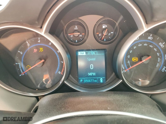 2015 Chevrolet Cruze LT with VIN 1G1PC5SB2F7169415, listed as a Copart auction lot 53782945 with 50,677 mi miles and Clean Title. Bid and sale history available at carsss.com. Image 9.