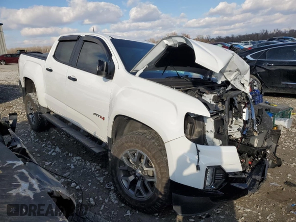 2022 GMC Canyon 4WD AT4 w/Leather with VIN 1GTG6FEN1N1110836, listed as a Copart auction lot 84113554 with 35,889 mi miles and Salvage Title. Bid and sale history available at carsss.com. Image 4.