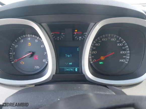 2010 Chevrolet Equinox LS with VIN 2CNALBEW8A6214405, listed as a IAAI auction lot 41776456 with 246,276 mi miles. Bid and sale history available at carsss.com. Image 7.