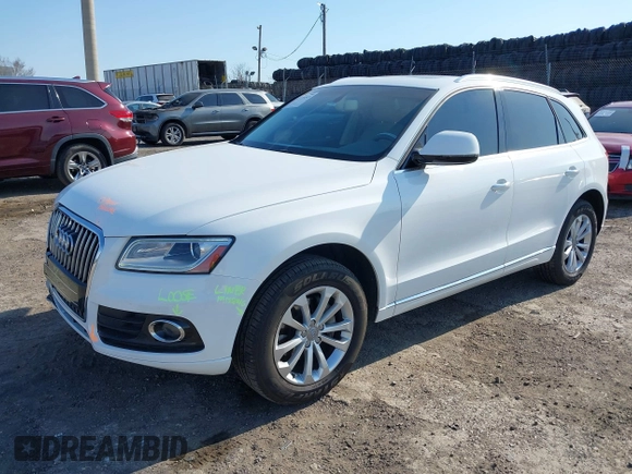 2016 Audi Q5 Premium with VIN WA1C2AFP1GA124679, listed as a IAAI auction lot 41775443 with 88,546 mi miles and . Bid and sale history available at DreamBid. Image 2.