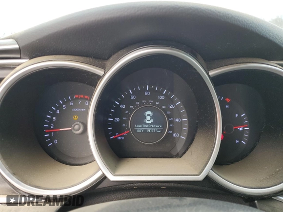 2015 Kia Optima LX with VIN KNAGM4A78F5608573, listed as a Copart auction lot 44223355 with 80,715 mi miles and Salvage Title. Bid and sale history available at carsss.com. Image 9.