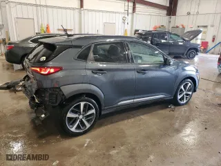 2018 Hyundai Kona Limited with VIN KM8K3CA55JU126419, listed as a Copart auction lot 42784275 with 58,432 mi miles and Salvage Title. Bid and sale history available at carsss.com. Image 3.