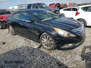 2014 Hyundai Sonata SE with VIN 5NPEC4AC6EH813768, listed as a Copart auction lot 79614884 with Not Provided miles and Salvage Title. Bid and sale history available at DreamBid. Image 4.
