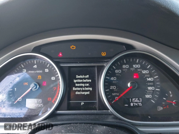 2015 Audi Q7 Premium with VIN WA1CGAFE5FD024940, listed as a IAAI auction lot 41368594 with 87,475 mi miles and . Bid and sale history available at DreamBid. Image 7.
