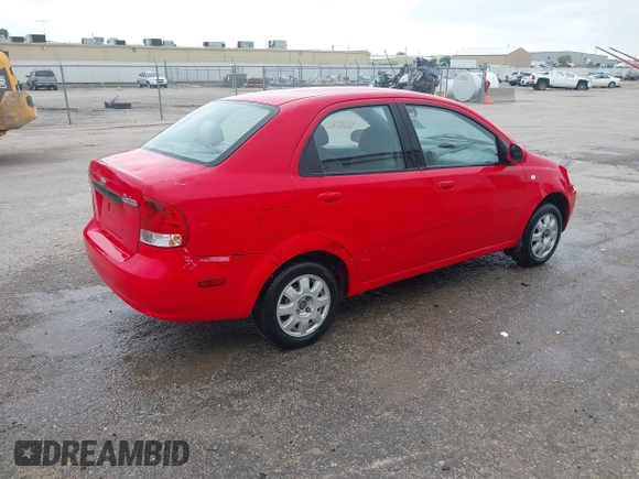 2005 Chevrolet Aveo LS with VIN KL1TD52675B496112, listed as a IAAI auction lot 42087412 with 63,176 mi miles and . Bid and sale history available at DreamBid. Image 4.