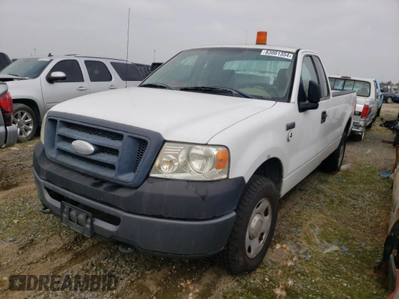 2008 Ford F-150 XL with VIN 1FTRF14WX8KE32914, listed as a Copart auction lot 83001354 with 162,464 mi miles and Clean Title. Bid and sale history available at carsss.com. Image 1.