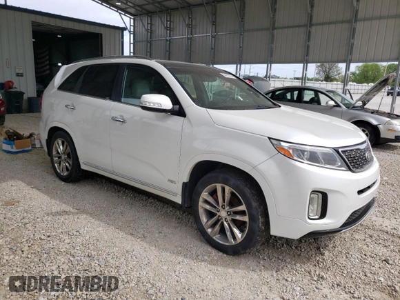 2015 Kia Sorento SX Limited with VIN 5XYKWDA7XFG650550, listed as a Copart auction lot 54193735 with 139,101 mi miles and Clean Title. Bid and sale history available at carsss.com. Image 4.