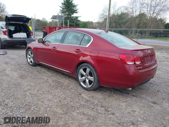 2007 Lexus GS 350 with VIN JTHBE96S570027761, listed as a IAAI auction lot 41870629 with 112,274 mi miles and . Bid and sale history available at carsss.com. Image 3.