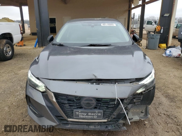 2020 Nissan Sentra SR with VIN 3N1AB8DV0LY237605, listed as a Copart auction lot 49116005 with 110,256 mi miles and Salvage Title. Bid and sale history available at DreamBid. Image 5.