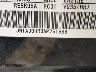 2010 Infiniti EX Journey z VIN JN1AJ0HR3AM751899, wystawiony jako IAAI lot #42246062 z przebiegiem 126 173 mil mil oraz . Historia ofert i sprzedaży dostępna na DreamBid. Obrazek 9.