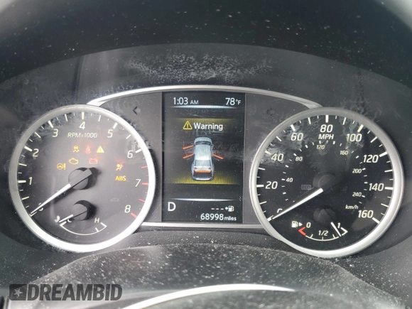 2017 Nissan Sentra SV z VIN 3N1AB7AP9HY357197, wystawiony jako Copart lot #58762495 z przebiegiem 68 998 mil mil oraz Szkoda całkowita • Salvage title. Historia ofert i sprzedaży dostępna na DreamBid. Obrazek 9.