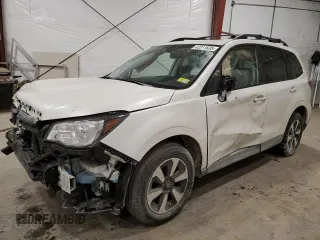 2018 Subaru Forester Premium with VIN JF2SJAGC6JH464796, listed as a Copart auction lot 42311635 with 0 mi miles and Salvage Title. Bid and sale history available at carsss.com. Image 1.