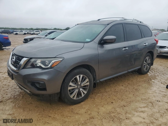 2017 Nissan Pathfinder S with VIN 5N1DR2MN9HC632896, listed as a Copart auction lot 51003845 with 142,214 mi miles and Clean Title. Bid and sale history available at carsss.com. Image 1.