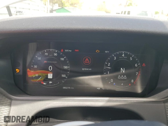 2019 Land Rover Range Rover Velar R-Dynamic SE z VIN SALYL2EX2KA789575, wystawiony jako Copart lot #55408045 z przebiegiem 80 219 mil mil oraz Nie do naprawy • Non repairable. Historia ofert i sprzedaży dostępna na DreamBid. Obrazek 9.
