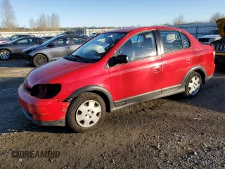 2001 Toyota ECHO with VIN JTDBT123410131771, listed as a Copart auction lot 42635875 with 72,695 mi miles and Salvage Title. Bid and sale history available at DreamBid. Image 1.