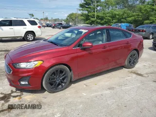 2019 Ford Fusion SE with VIN 3FA6P0HD0KR196270, listed as a Copart auction lot 66917234 with 99,596 mi miles and Salvage Title. Bid and sale history available at DreamBid. Image 1.