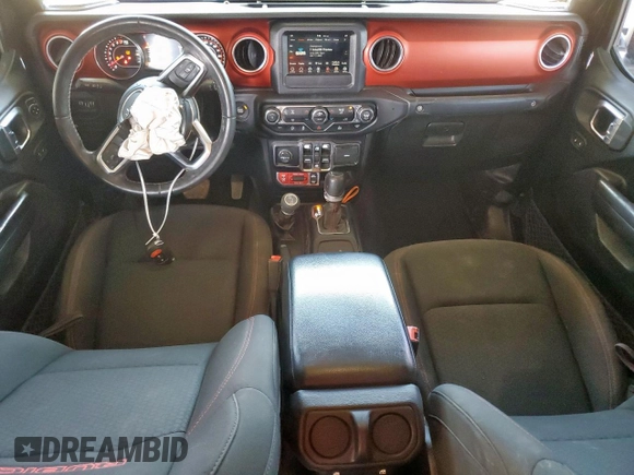 2020 Jeep Gladiator Rubicon с VIN 1C6JJTBG5LL116138, выставлен на аукционе Copart как лот 58061265 с пробегом 50 274 миль миль и Списание • Salvage title. История ставок и продаж доступна на DreamBid. Изображение 8.