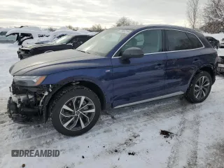 2023 Audi Q5 S line Prestige with VIN WA1FAAFY4P2106566, listed as a Copart auction lot 79897214 with 19,023 mi miles and Salvage Title. Bid and sale history available at carsss.com. Image 1.