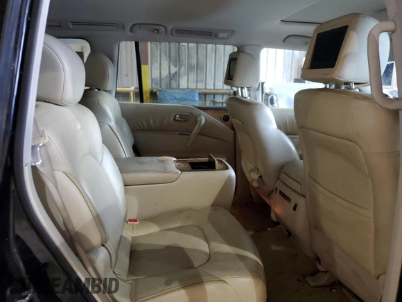 2012 Infiniti QX56 7-passenger with VIN JN8AZ2NF0C9515880, listed as a Copart auction lot 79430204 with 190,635 mi miles and Clean Title. Bid and sale history available at carsss.com. Image 13.