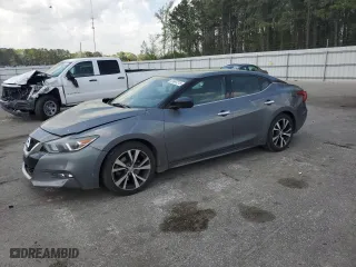 2017 Nissan Maxima Platinum with VIN 1N4AA6AP8HC381628, listed as a Copart auction lot 51847215 with 181,313 mi miles and Salvage Title. Bid and sale history available at carsss.com. Image 1.