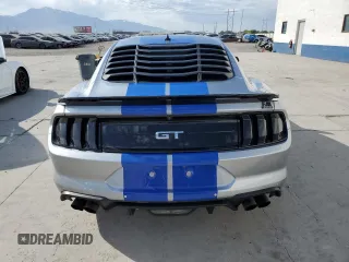 2020 Ford Mustang GT with VIN 1FA6P8CF5L5186488, listed as a Copart auction lot 59711705 with 37,602 mi miles and Salvage title. Bid and sale history available at DreamBid. Image 6.