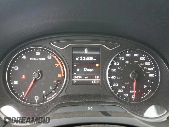 2015 Audi A3 1.8T Premium Plus with VIN WAU5CLFF1F1135370, listed as a Copart auction lot 63923464 with 66,194 mi miles and Salvage Title. Bid and sale history available at carsss.com. Image 9.