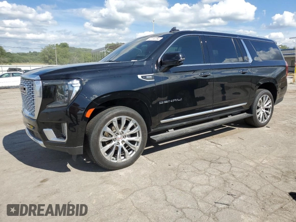 2022 GMC Yukon XL Denali with VIN 1GKS2JKLXNR233911, listed as a Copart auction lot 62134164 with 56,308 mi miles and Clean Title. Bid and sale history available at carsss.com. Image 1.