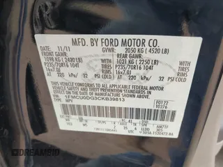 2012 Ford Escape XLT z VIN 1FMCU0DG3CKB39813, wystawiony jako IAAI lot #42378765 z przebiegiem 91 714 mil mil oraz . Historia ofert i sprzedaży dostępna na DreamBid. Obrazek 9.