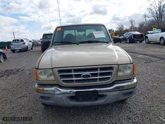 2002 Ford Ranger XL with VIN 1FTYR14U62TA20654, listed as a IAAI auction lot 41708703 with 197,549 mi miles. Bid and sale history available at carsss.com. Image 12.