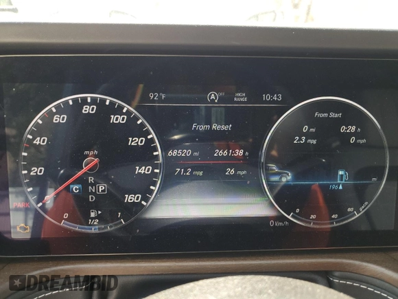 2020 Mercedes-Benz G 550 with VIN W1NYC6BJ5LX353468, listed as a Copart auction lot 63175104 with 68,520 mi miles and Salvage Title. Bid and sale history available at DreamBid. Image 9.