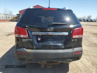 2013 Kia Sorento EX with VIN 5XYKUDA26DG368705, listed as a Copart auction lot 53322095 with 214,498 mi miles and Clean Title. Bid and sale history available at carsss.com. Image 6.