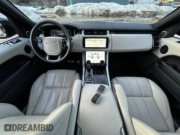 2019 Land Rover Range Rover Sport HSE Dynamic with VIN SALWV2SV2KA837855, listed as a Copart auction lot 47778395 with 124,107 mi miles and Clean Title. Bid and sale history available at carsss.com. Image 9.