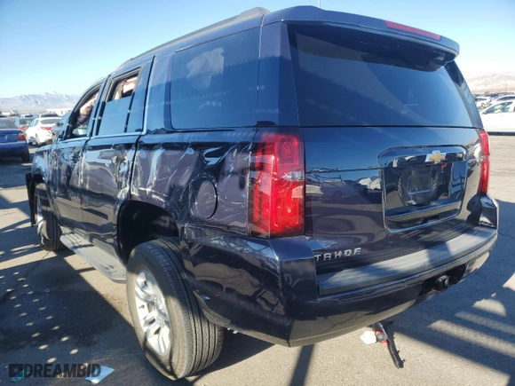 2019 Chevrolet Tahoe LS with VIN 1GNSCAKC1KR133160, listed as a Copart auction lot 88723515 with 77,214 mi miles and Salvage Title. Bid and sale history available at carsss.com. Image 2.