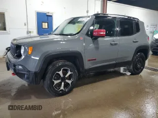 2020 Jeep Renegade Trailhawk z VIN ZACNJBC13LPL71278, wystawiony jako Copart lot #61241775 z przebiegiem 66 546 mil mil oraz Czysty tytuł • Clean title. Historia ofert i sprzedaży dostępna na DreamBid. Obrazek 1.