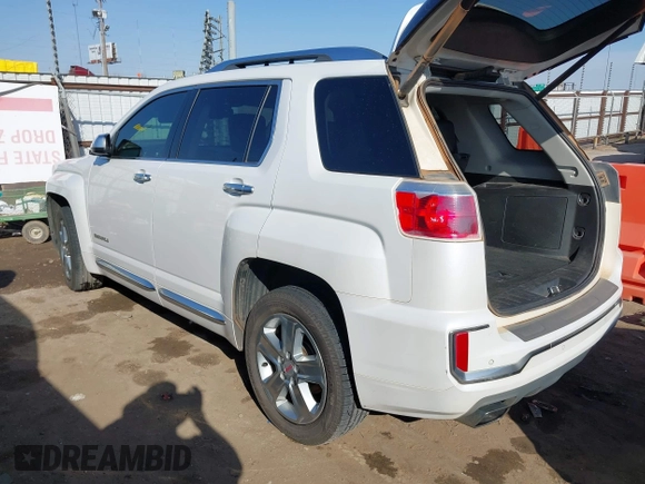 2017 GMC Terrain Denali z VIN 2GKALREK4H6121549, wystawiony jako IAAI lot #41624939 z przebiegiem 128 555 mil mil oraz . Historia ofert i sprzedaży dostępna na DreamBid. Obrazek 3.